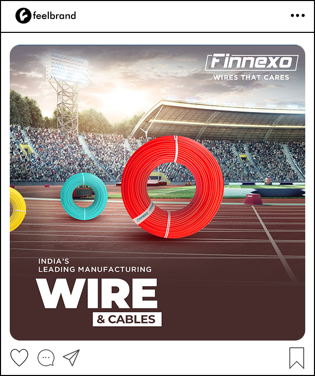 wire & cables Social media design