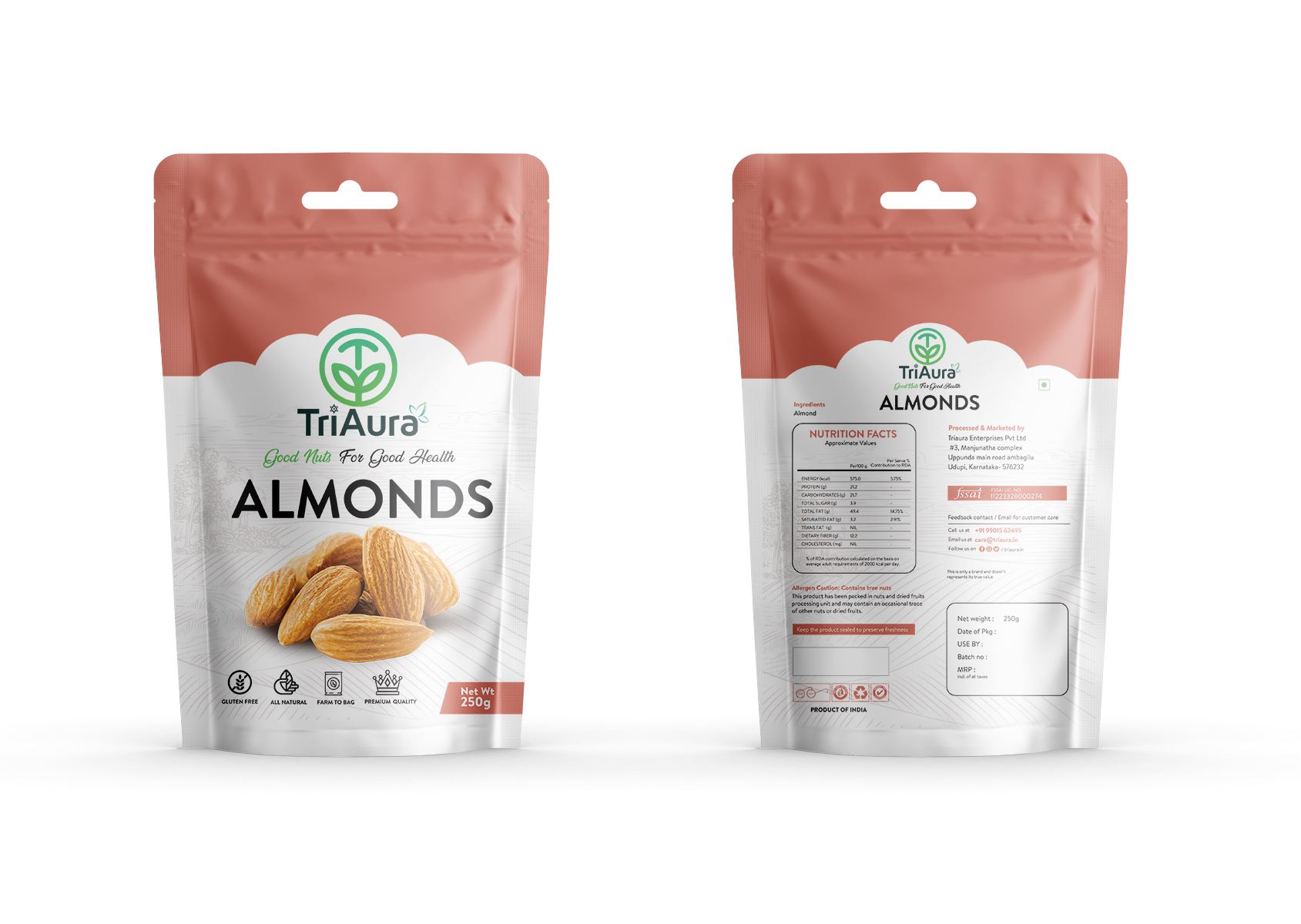 Snacks Food packaging design