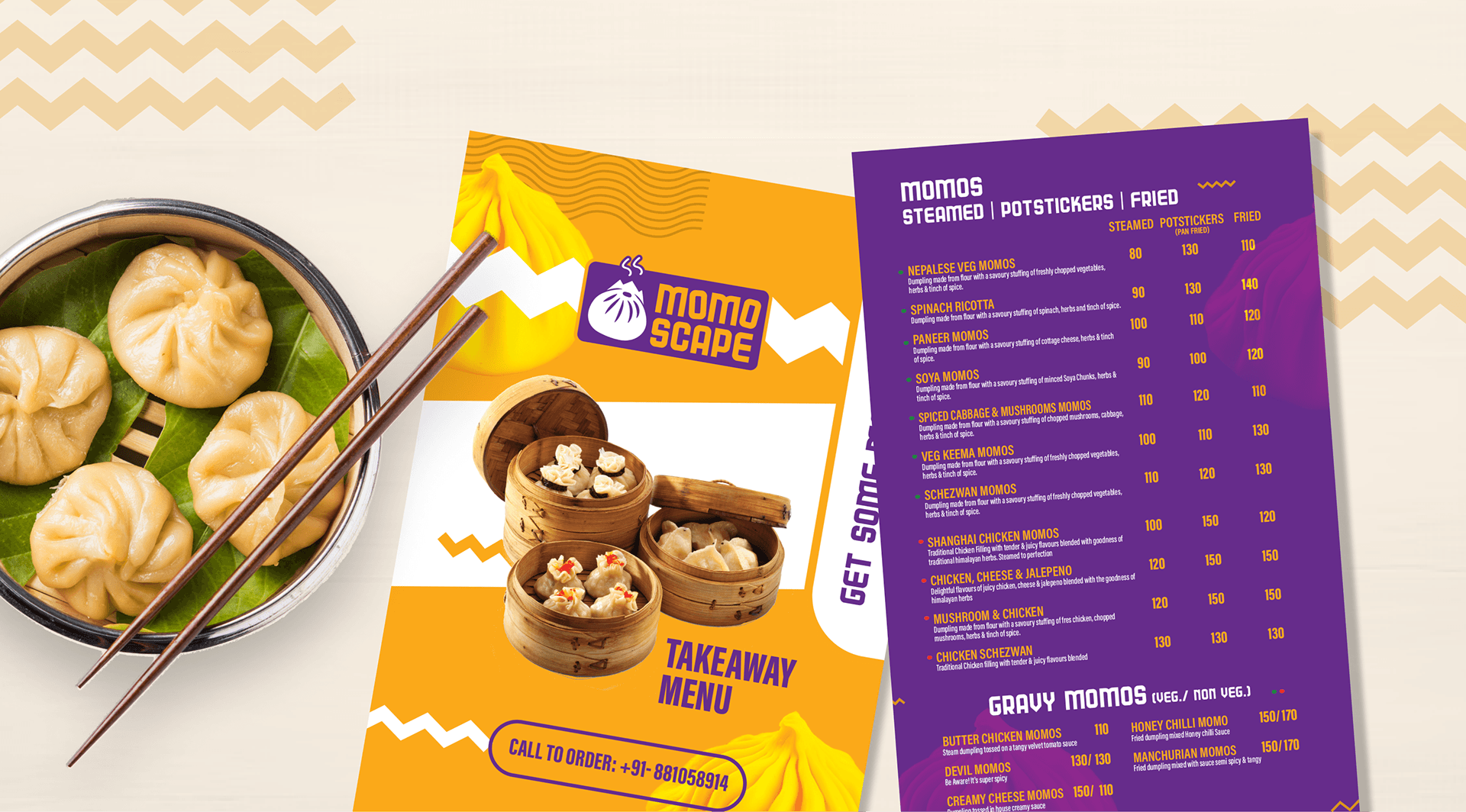 Snacks Food flyer design