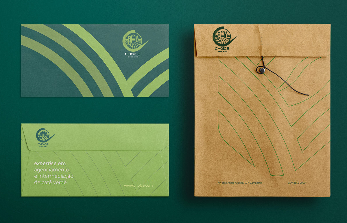 Organic letterhead design