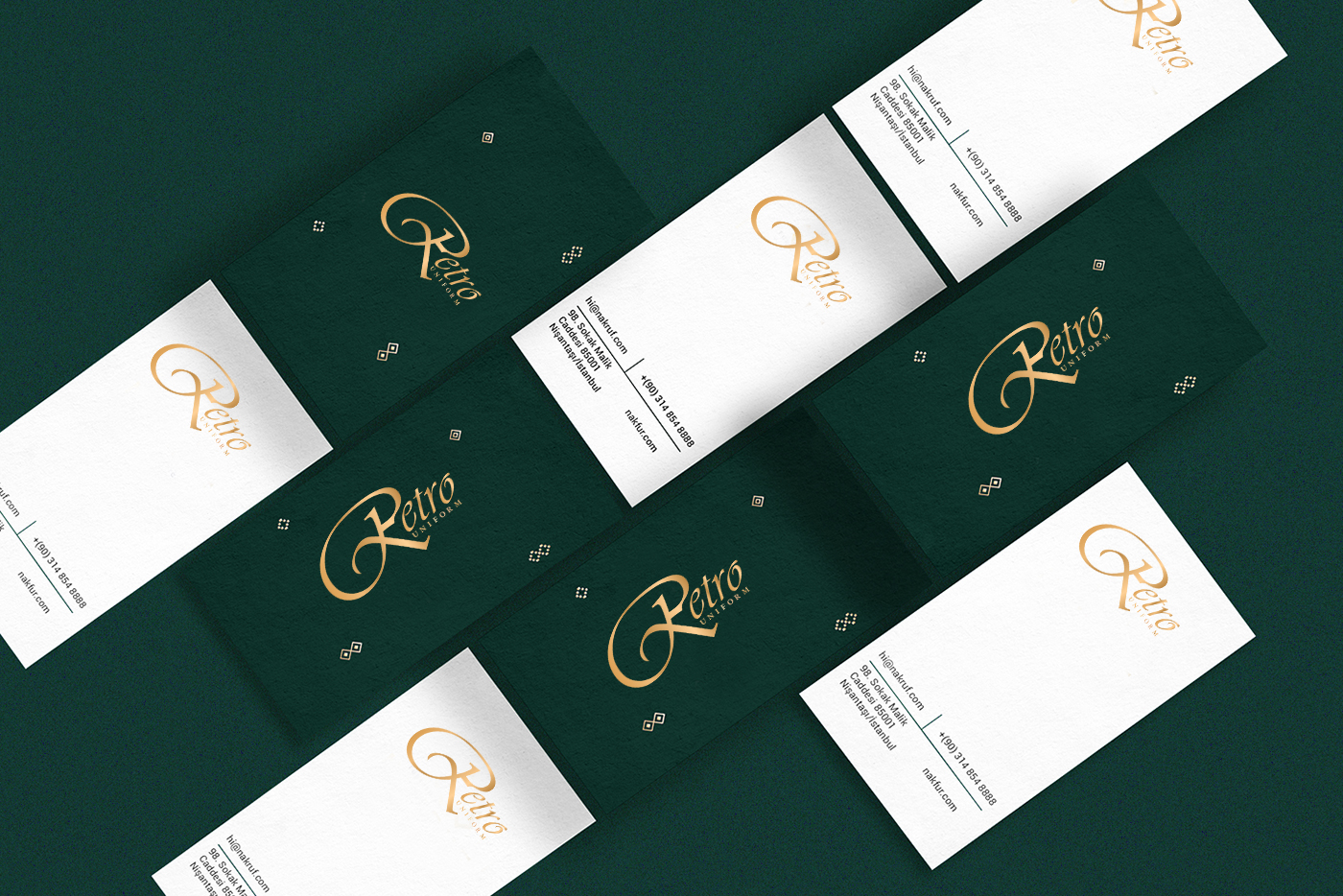 fabrics business card