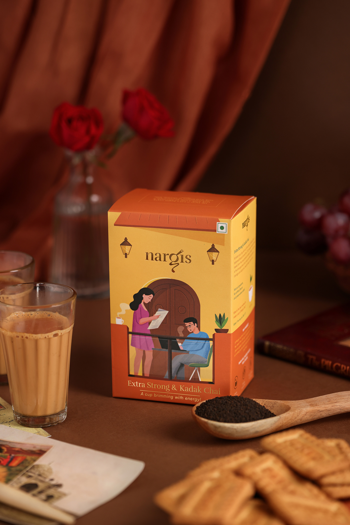 Snacks Food social-media design